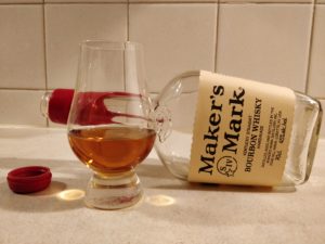 Maker's Mark Kentucky Straight Bourbon Whisky bottle kill