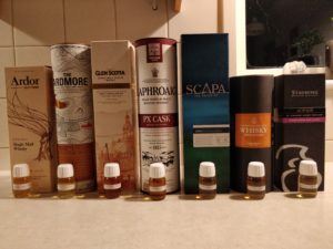 Whisky samples